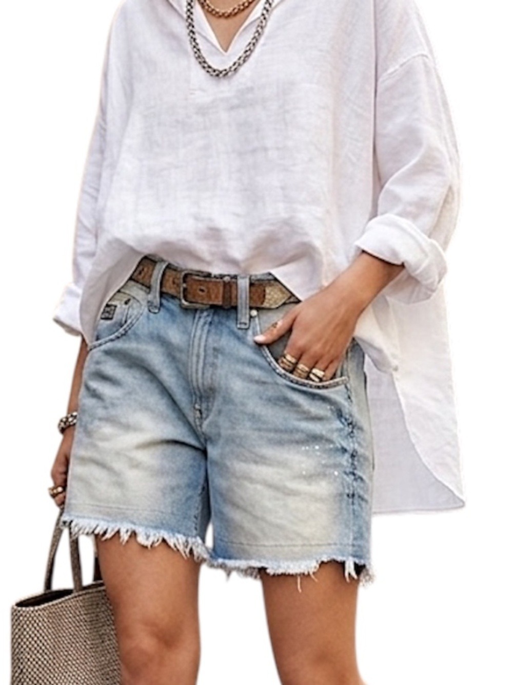 G Star Raw Arc BFF faded Denim relaxed mid rise distressed Jean Shorts 26
